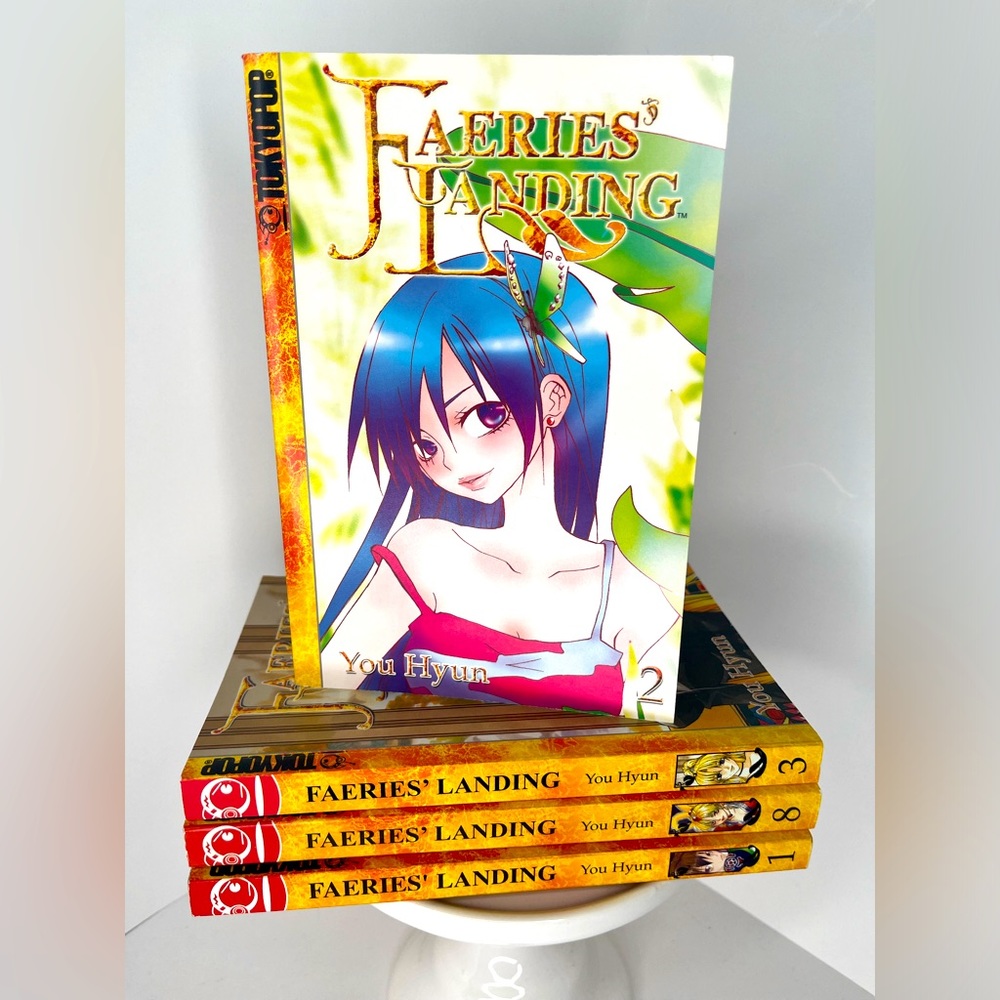 TOKYOPOP “ Faeries Landing “ by You Hyun Volume 1 to 8 Manga Book Graphic Novel